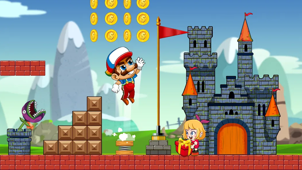 Super Bean Bros: Running Games MOD APK на Android — Безлимитные монеты и все уровни — скриншот 3