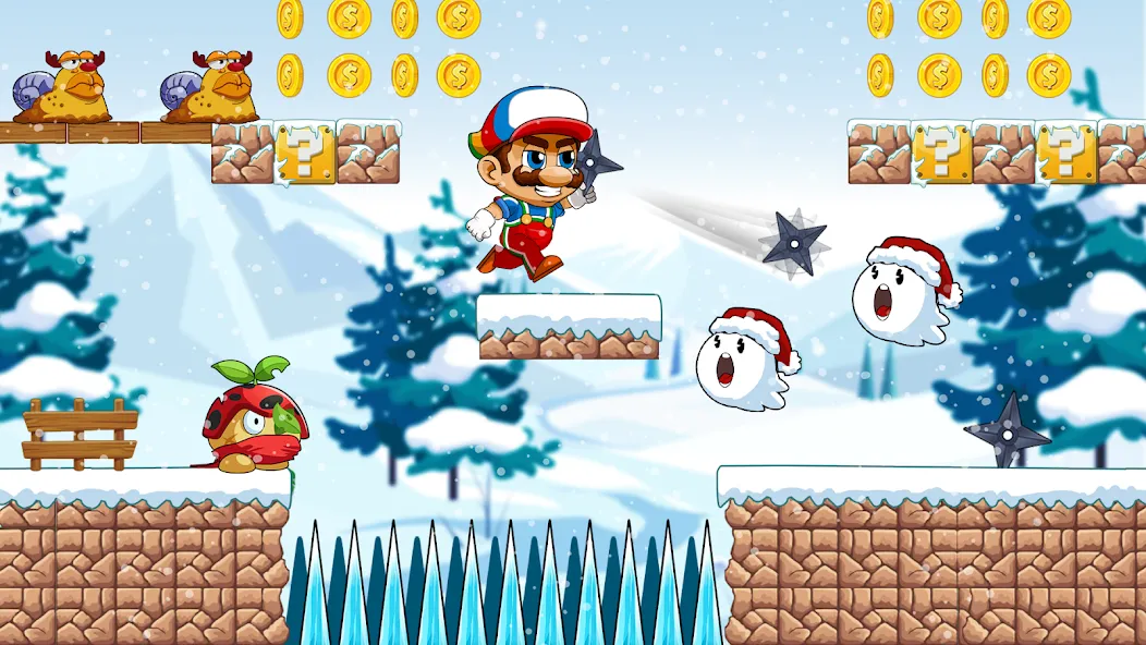 Super Bean Bros: Running Games MOD APK на Android — Безлимитные монеты и все уровни — скриншот 4