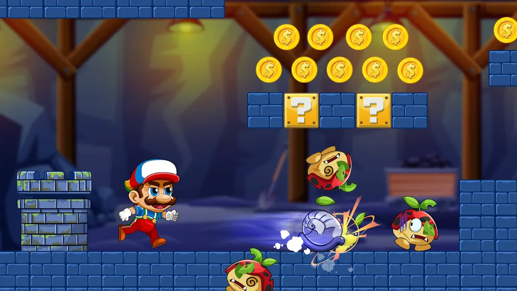 Super Bean Bros: Running Games MOD APK на Android — Безлимитные монеты и все уровни — скриншот 5