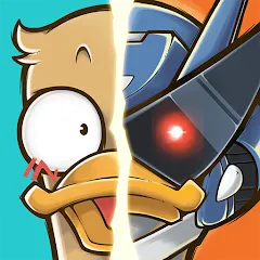 Скачать Merge Duck 2: Idle RPG на Андроид — Безлимитные деньги и усиленные утки