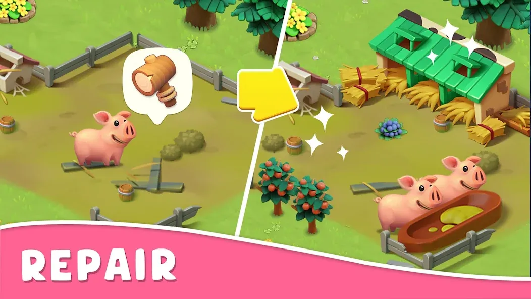 Взлом Coco Valley: Farm Adventure — Безлимитные монеты и ресурсы — скриншот 5