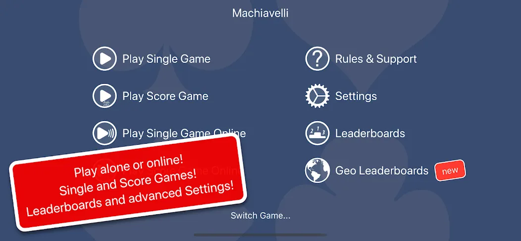 Machiavelli MOD APK на Android — Безлимитные деньги и открыты все уровни — скриншот 2