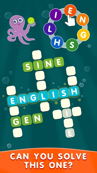 Взлом Crossword out of the words — Безлимитные подсказки и открыты все уровни — скриншот 3