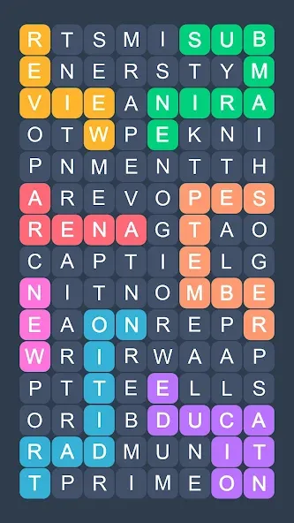 Word Search - Evolution Puzzle — Мод: Без рекламы и все уровни открыты — скриншот 4