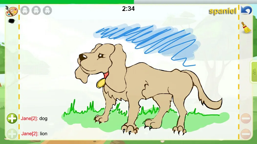 Скачать Draw and Guess Online (Мод: Безлимитные подсказки и быстрый доступ) на Андроид — скриншот 2 Скачать Draw and Guess Online (Мод: Безлимитные подсказки и быстрый доступ) на Андроид — скриншот 2