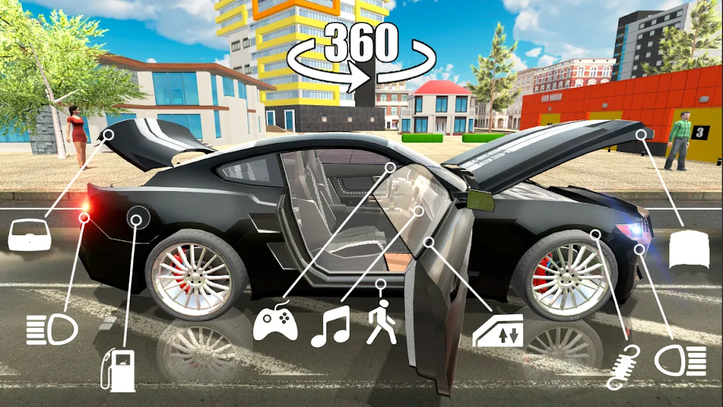 Скачать Car Simulator 2 — Последняя версия (Безлимитные деньги и всё открыто) — скриншот 1