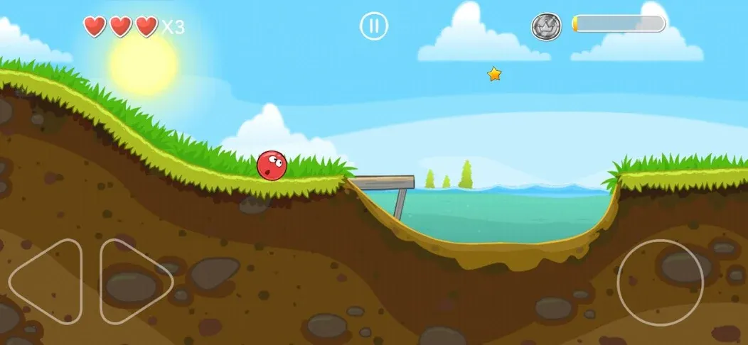 Взломанная Crazy Ollie Ball на Андроид — Без рекламы и много жизней — скриншот 4
