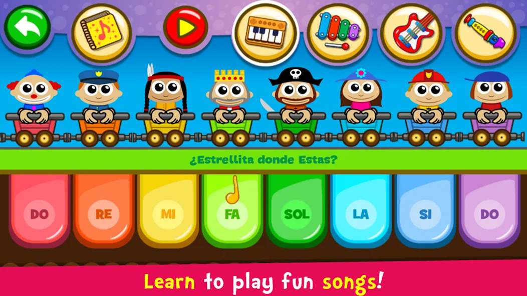Скачать Piano Kids - Music & Songs на телефон — Все песни и инструменты открыты — скриншот 5