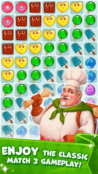Скачать Candy Valley - Match 3 Puzzle на Андроид — Безлимитные монеты и жизни — скриншот 4