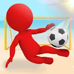 Скачать Crazy Kick! Fun Football game (Мод: Безлимитные деньги и все голы) на Андроид