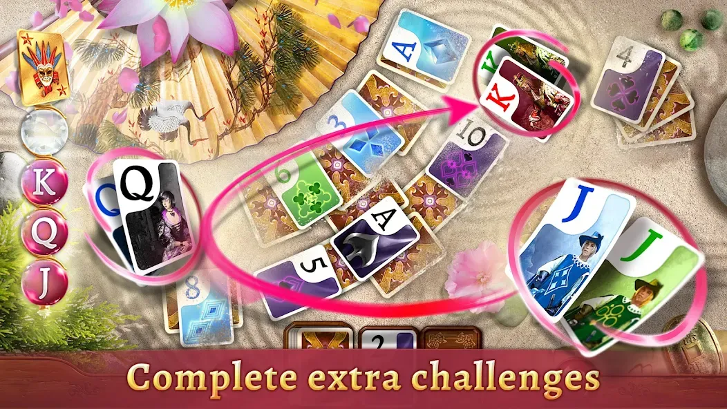 Solitaire Dreams: Card Games — Мод: Безлимитные подсказки и отмены ходов — скриншот 4