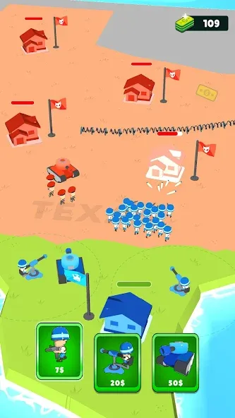 Скачать Draw Army: State Survivor на телефон — Безлимитные деньги и усиленная армия — скриншот 2