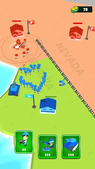 Скачать Draw Army: State Survivor на телефон — Безлимитные деньги и усиленная армия — скриншот 4