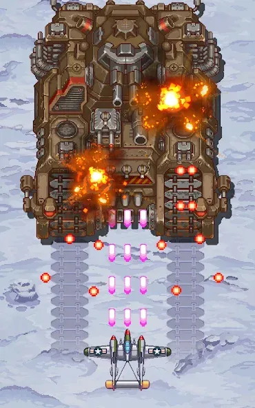 Скачать взлом 1945 Air Force: Airplane games на Андроид — Безлимитные деньги и все самолёты — скриншот 4 Скачать взлом 1945 Air Force: Airplane games на Андроид — Безлимитные деньги и все самолёты — скриншот 4