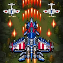 Скачать взлом 1945 Air Force: Airplane games на Андроид — Безлимитные деньги и все самолёты