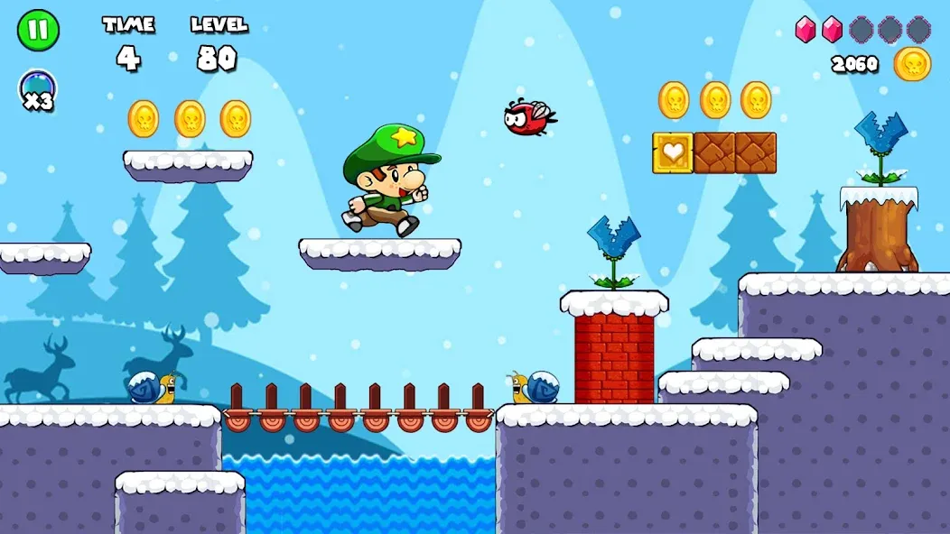 Скачать Bob Run: Adventure run game на Андроид — Бесконечные жизни и монеты — скриншот 3