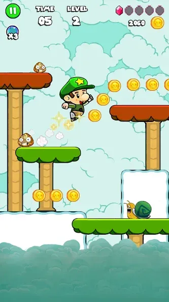Скачать Bob Run: Adventure run game на Андроид — Бесконечные жизни и монеты — скриншот 5