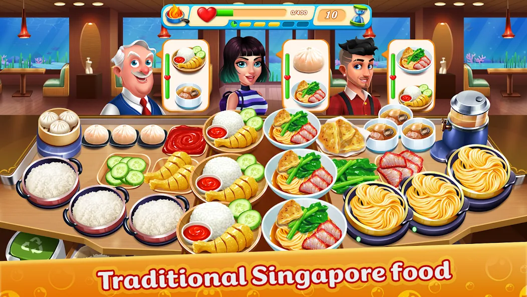 Скачать Cooking Aquarium - A Star Chef на Андроид — Много денег и алмазов — скриншот 4
