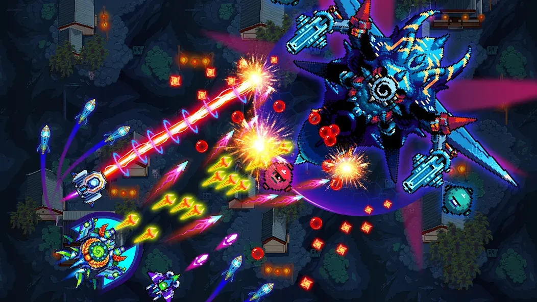 Galaxiga Arcade Shooting Game — Безлимитные монеты и все корабли — скриншот 4 Galaxiga Arcade Shooting Game — Безлимитные монеты и все корабли — скриншот 4