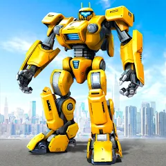 Скачать Real Robot Bike Transform Game на Андроид — Безлимитные деньги и все роботы