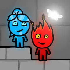 Fireboy & Watergirl FairyTales MOD APK на Android — Открыты все уровни и скины