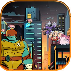 Скачать The turtle adventur ninja hero с модом — Без рекламы и открыты все уровни