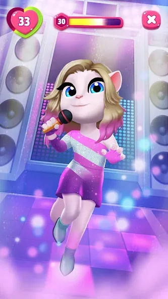 Скачать My Talking Angela 2 на Android — Безлимитные монеты и все предметы — скриншот 3