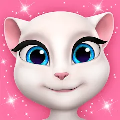 My Talking Angela MOD APK на Android — Безлимитные монеты и алмазы