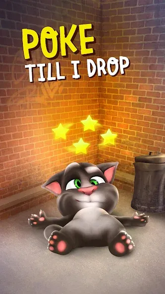 Talking Tom Cat — Взломанная версия (Много денег и все предметы открыты) — скриншот 2