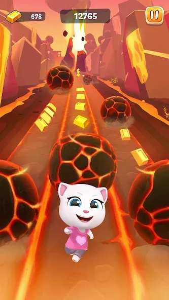 Talking Tom Time Rush Mod APK Безлимитные монеты и все персонажи — Скачать на Андроид — скриншот 2 Talking Tom Time Rush Mod APK Безлимитные монеты и все персонажи — Скачать на Андроид — скриншот 2