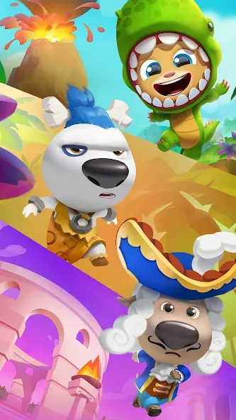 Talking Tom Time Rush Mod APK Безлимитные монеты и все персонажи — Скачать на Андроид — скриншот 5 Talking Tom Time Rush Mod APK Безлимитные монеты и все персонажи — Скачать на Андроид — скриншот 5
