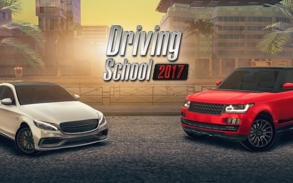 Driving School 2017 на Андроид — Безлимитные деньги и все машины — скриншот 1