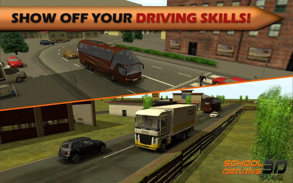 Скачать School Driving 3D MOD APK — Безлимитные деньги и всё открыто — скриншот 5