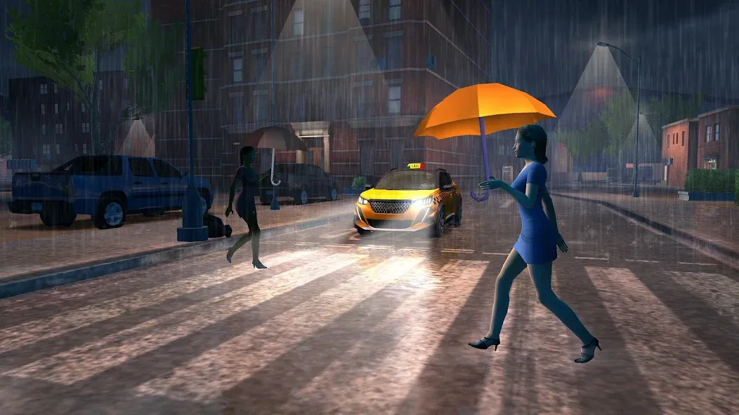 Taxi Sim 2022 Evolution на Андроид — Мод Безлимитные деньги и топливо — скриншот 2