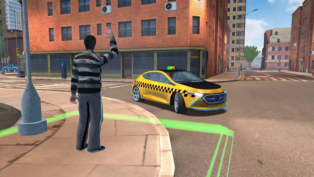 Taxi Sim 2022 Evolution на Андроид — Мод Безлимитные деньги и топливо — скриншот 4