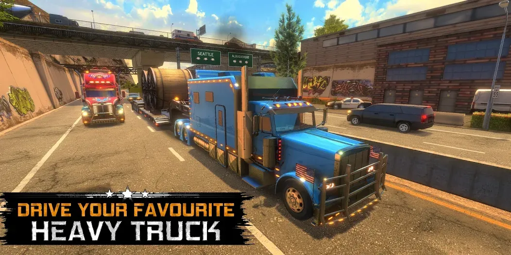 Скачать Truck Simulator USA Revolution на Андроид — Безлимитные деньги и топливо — скриншот 1 Скачать Truck Simulator USA Revolution на Андроид — Безлимитные деньги и топливо — скриншот 1