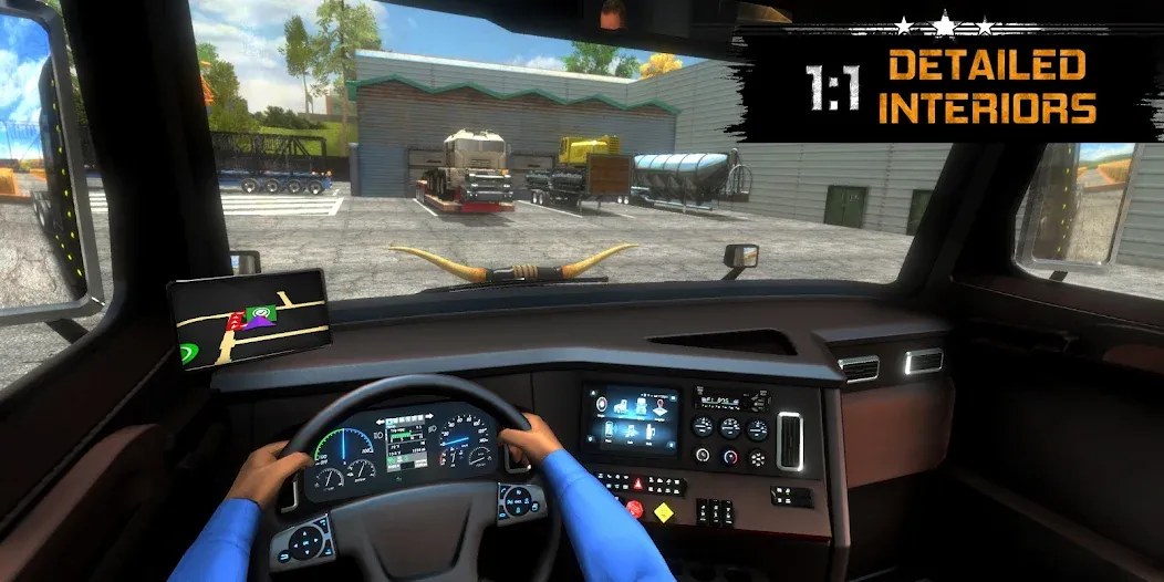 Скачать Truck Simulator USA Revolution на Андроид — Безлимитные деньги и топливо — скриншот 3 Скачать Truck Simulator USA Revolution на Андроид — Безлимитные деньги и топливо — скриншот 3