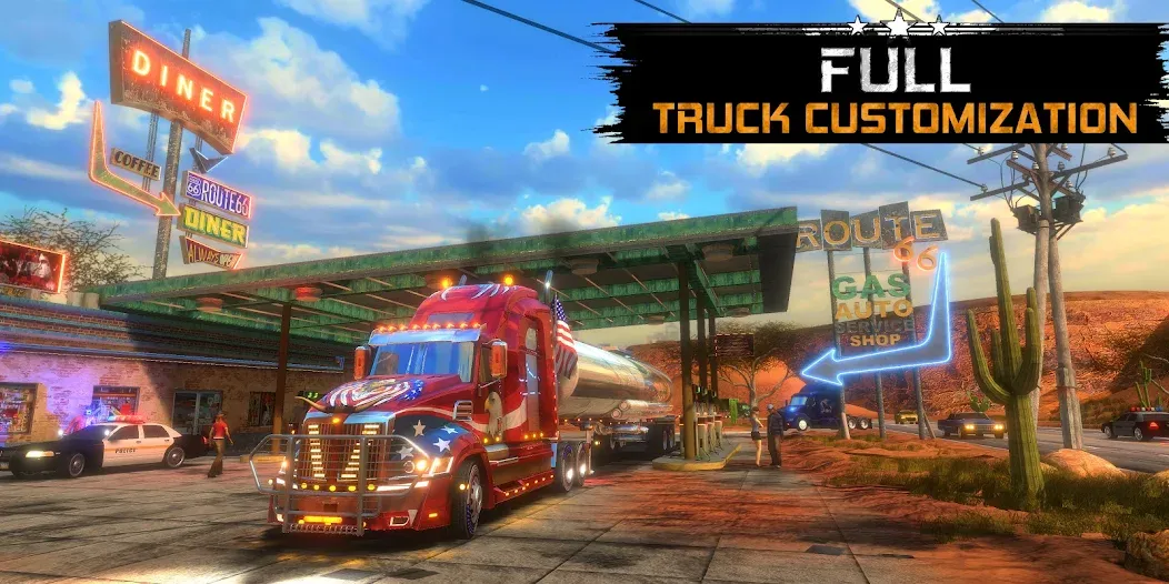 Скачать Truck Simulator USA Revolution на Андроид — Безлимитные деньги и топливо — скриншот 5 Скачать Truck Simulator USA Revolution на Андроид — Безлимитные деньги и топливо — скриншот 5