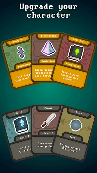 Magic Ball — 2D Survivor io MOD APK — Безлимитные деньги и усиленная магия — скриншот 2
