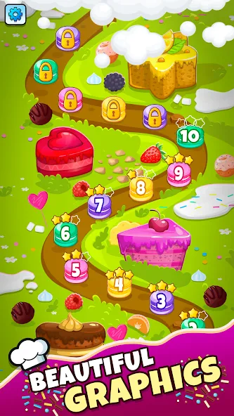 Скачать Piece of Cake! — Безлимитные деньги и подсказки — скриншот 2