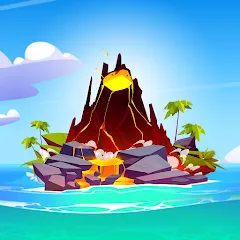 Скачать Volcano Island - Sim Game MOD APK — Безлимитные ресурсы и алмазы