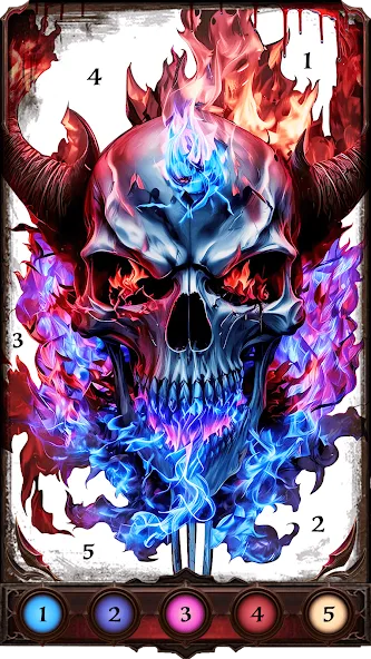 Dark, Horror Color by Number MOD — Все картинки разблокированы на Андроид — скриншот 2