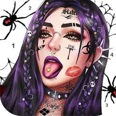Dark, Horror Color by Number MOD — Все картинки разблокированы на Андроид