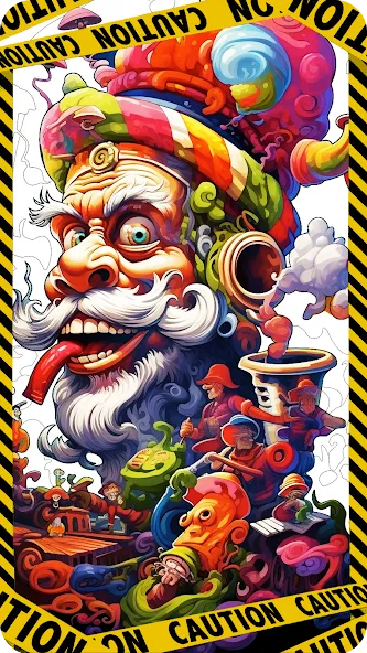 Скачать Dark Fantasy Coloring Games MOD APK — Все раскраски открыты и без рекламы — скриншот 3
