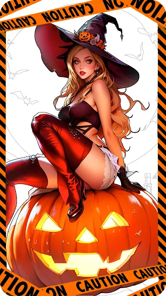 Скачать Dark Fantasy Coloring Games MOD APK — Все раскраски открыты и без рекламы — скриншот 5