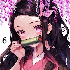 Painting Book - Anime Color (Мод Разблокированы все раскраски и функции)