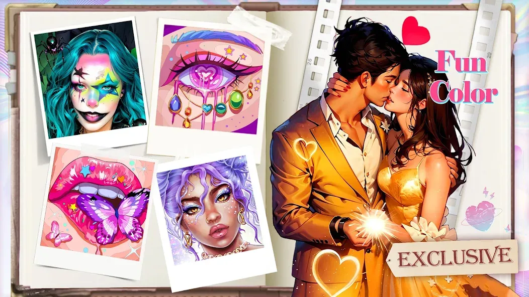 Скачать Fun Color:Happy Coloring games MOD APK — Без рекламы и все раскраски открыты — скриншот 4