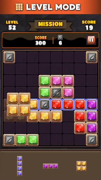 Block Puzzle 8x8 Mod APK Без рекламы и бесконечные ходы — Скачать на Андроид — скриншот 1