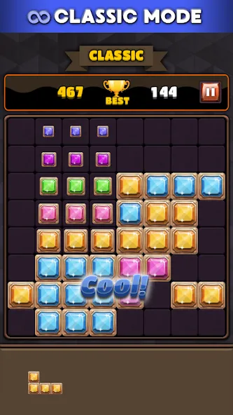 Block Puzzle 8x8 Mod APK Без рекламы и бесконечные ходы — Скачать на Андроид — скриншот 2