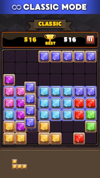 Block Puzzle 8x8 Mod APK Без рекламы и бесконечные ходы — Скачать на Андроид — скриншот 4